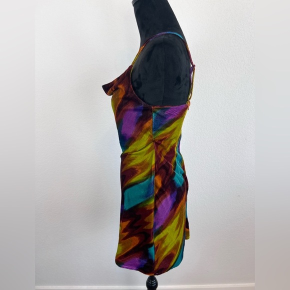 Urban Outfitters Velvet Mallory Cowl Neck Slip Dress Size Small - Picture 4 of 11